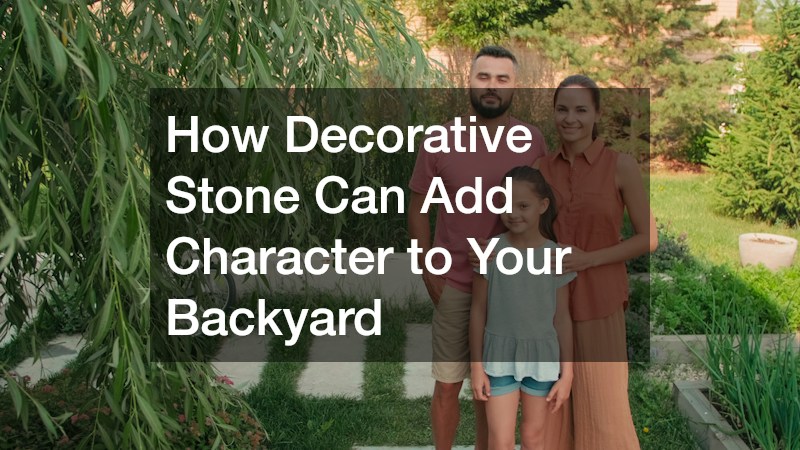 How Decorative Stone Can Add Character to Your Backyard